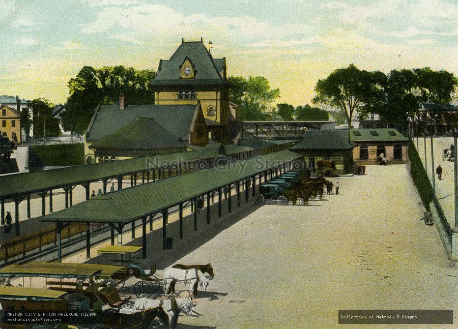 Postcard: Boston & Maine Railroad Station, Lynn, Massachusetts